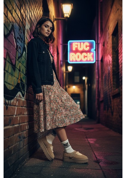 Bea Mary Premium Baretli Vizon Süet Bot fiyatları