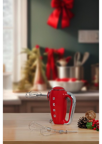 HMF01RDEU 50'S STYLE KIRMIZI EL MİKSERİ