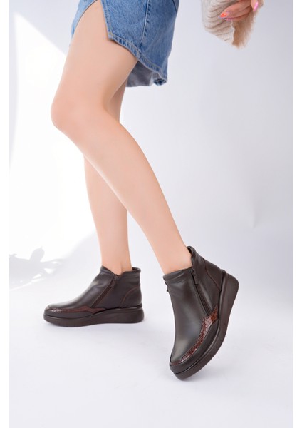 Kadın Kahve Anatomik Taban Bot