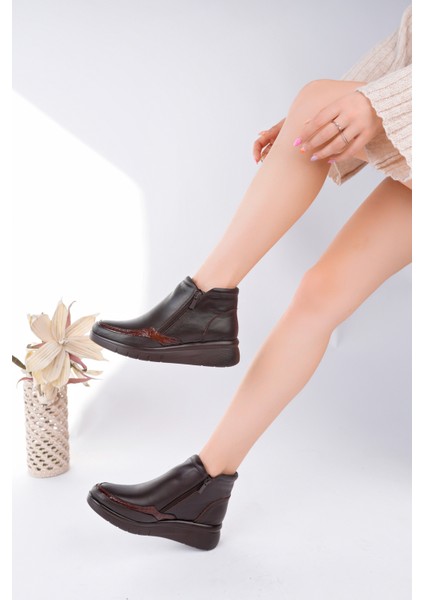 Kadın Kahve Anatomik Taban Bot fiyatları