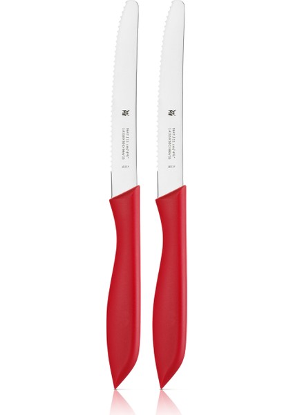 Tırtıklı Soyma Bıçağı Kırmızı 2'li