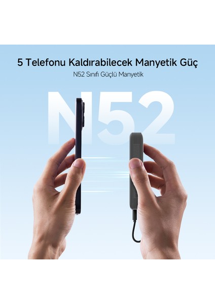 CP12 10000 Mah Magsafe Powerbank | 20 W Kablosuz Hızlı Şarj | iPhone 12/13/14/15/16/17 Uyumlu indirimleri