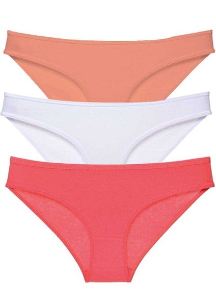 3 Adet Süper Eko Set Likralı Kadın Slip Külot 545