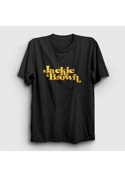 Unisex Siyah Logo Film Jackie Brown Quentin Tarantino T-Shirt