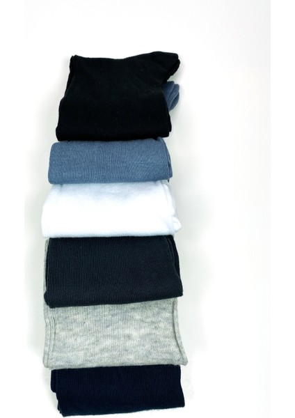 Penye Yazlık Erkek Çorap Burun Dikişsiz Takviyeli Topuk ve Burun 6 Çift modelleri