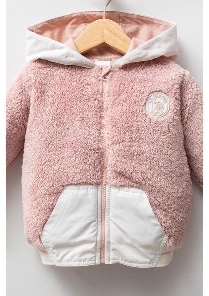 U.s. Polo Assn Kız Bebek Mont Pudra modelleri