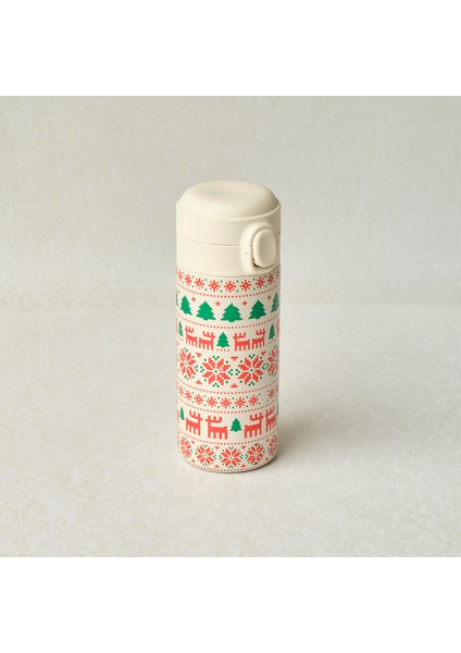 New Year Yılbaşı Snow Çelik Sızdırmaz Termos 350 ml modelleri