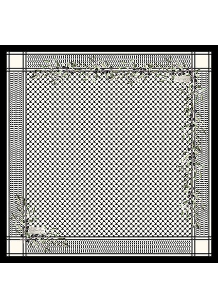 Filistin Serisi %100 Twıll Ipek - F103 - 90X90