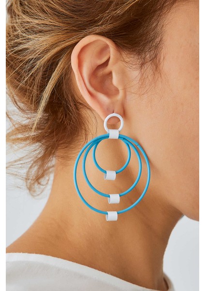 İç İçe Geçmiş Halka Küpe Standart Renk Y1986499_089