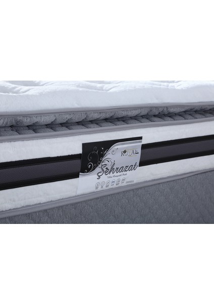 Şehrazat 140 x 190 cm Pedli Paket Tavşan Tüyü Kumaş Yaylı Yatak indirimleri