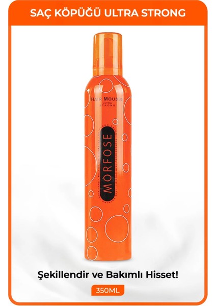 Ultra Strong Saç Köpük 350 ml - Ultra Güçlü Tutuş - Mrfs