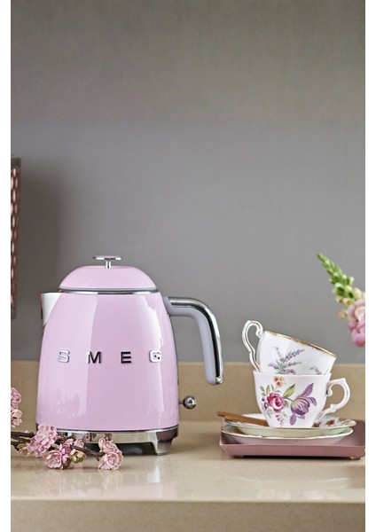 50'S Style Retro Pembe Mini Kettle KLF05PKEU