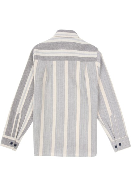 Erkek Çocuk Koyu Mavi Gömlek Desenli 50316691-VR032 modelleri