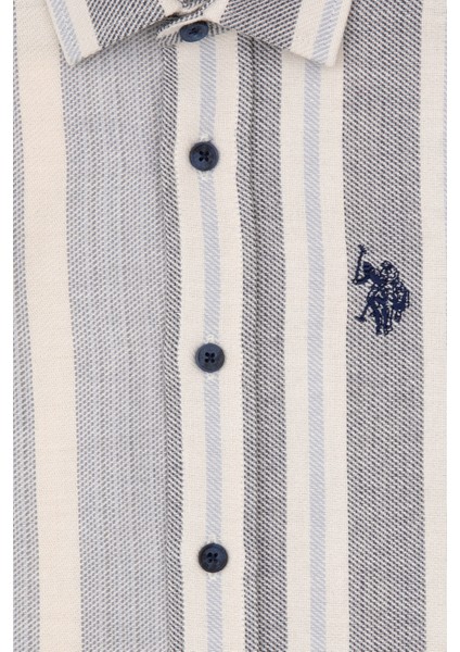 Erkek Çocuk Koyu Mavi Gömlek Desenli 50316691-VR032 fırsatları