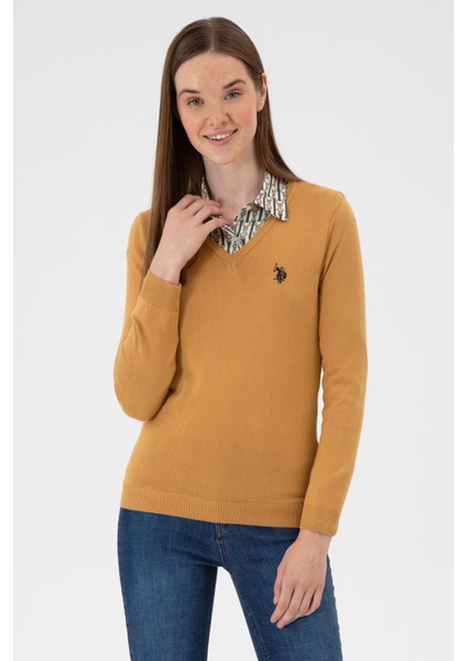 Kadın Camel Kazak /triko 50313590-VR015 modelleri