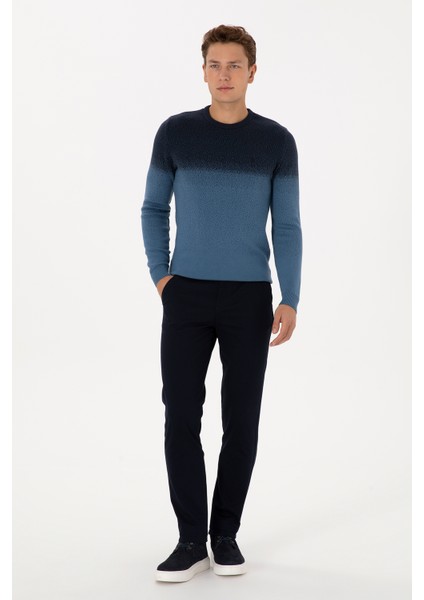 Erkek Lacivert Kazak /triko 50307871-VR033 fırsatları