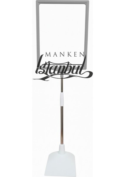 3 Adet Gri Beyaz A4 Ayaklı Fıyat Etiketi Çerçeveli Fıyat Etiketi Eşek Askılık Etiketi fırsatları