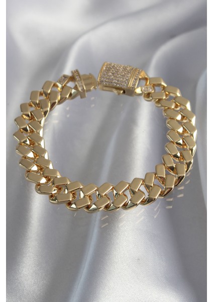 Vip Seri Gurmet Zirkon Taşlı Gold Renk Bileklik - TJ-BB6173 fırsatları