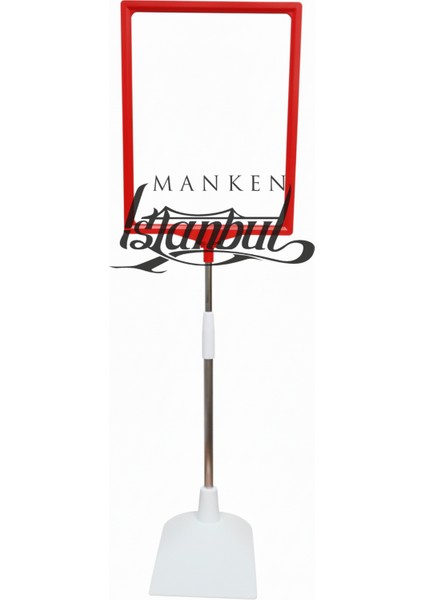 3 Adet Kırmızı Beyaz A4 Ayaklı Fıyat Etiketi Çerçeveli Fıyat Etiketi Eşek Askılık Etiketi fırsatları