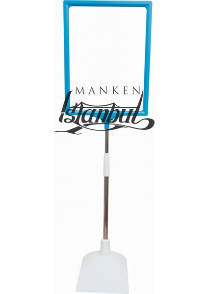 5 Adet Mavi Beyaz A4 Ayaklı Fıyat Etiketi Çerçeveli Fıyat Etiketi Eşek Askılık Etiketi fırsatları