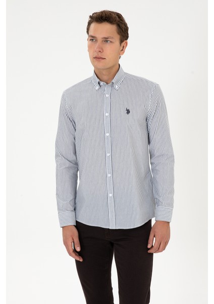 Erkek Lacivert Gömlek Desenli 50308580-VR033 modelleri