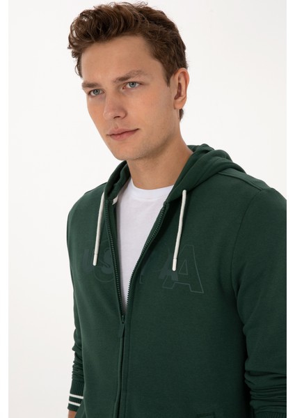 Erkek Koyu Yeşil Hırka (Örme) 50316355-VR079 fiyatları