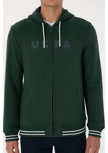 Erkek Koyu Yeşil Hırka (Örme) 50316355-VR079