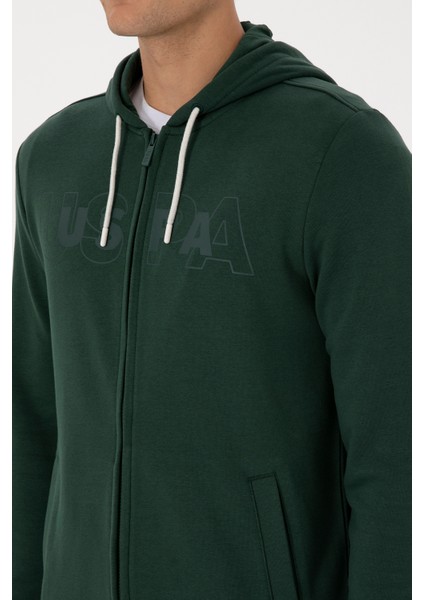 Erkek Koyu Yeşil Hırka (Örme) 50316355-VR079