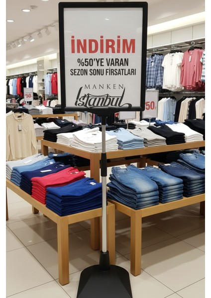 10 Adet Siyah A4 Ayaklı Fıyat Etiketi Çerçeveli Fıyat Etiketi Eşek Askılık Etiketi fırsatları