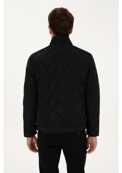 Erkek Siyah Mont 50310209-VR046 indirimleri