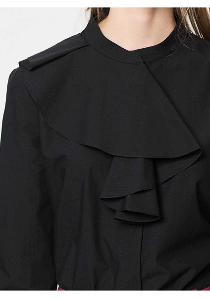 Kadın Siyah Bluz-K1813023-001 fırsatları