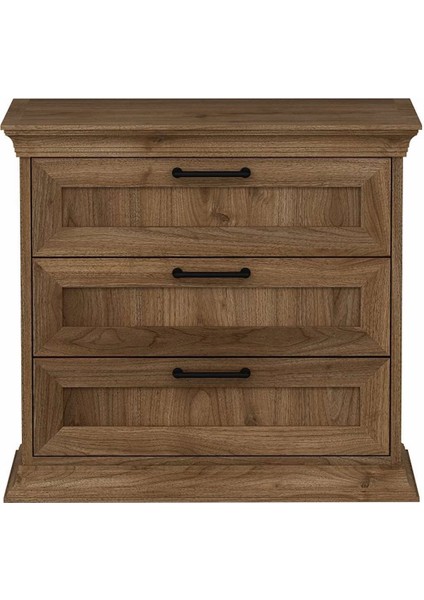 Retro 3 Çekmeceli Şifonyer - Rahle Ceviz indirimleri