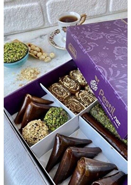 Karışık Muska Pestil Paketi 1 kg Gümüşhane Lezzeti Fındık ve Antep Fıstığı İçerir fırsatları
