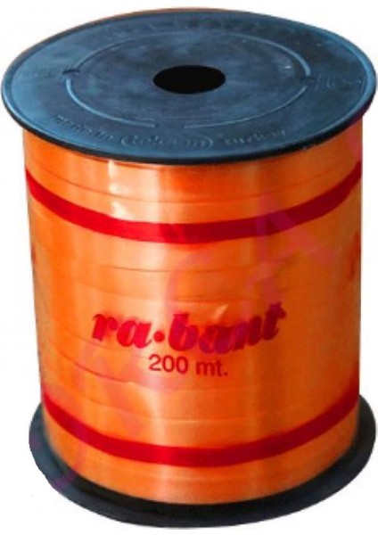 Vagon Rabant Ambalaj Rafyası 200 M. Hologram Turuncu