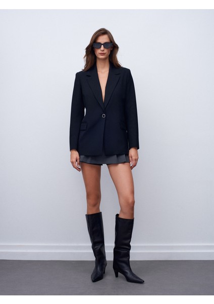 60775 Blazer Ceket-Siyah