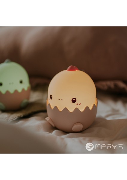 Baby Dino Pembe LED Gece Lambası