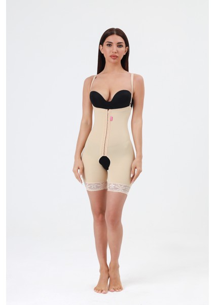 Postoperatif Abdominal/karın Korsesi - Paçalı