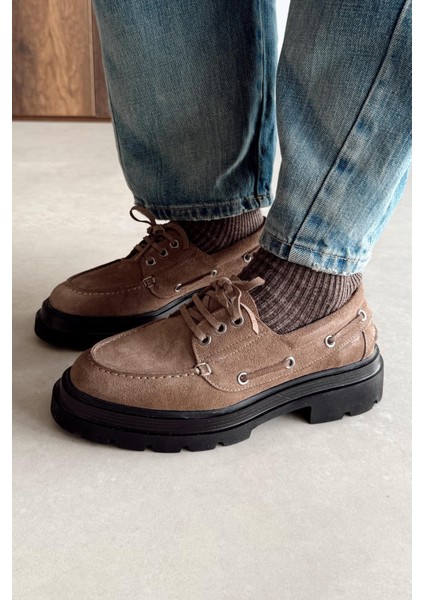 Marsilya Toprak Hakiki Deri Loafer fiyatları