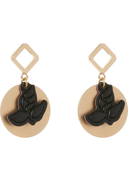 Yaprak Detaylı Kadın Küpe Standart Renk K2086140_089