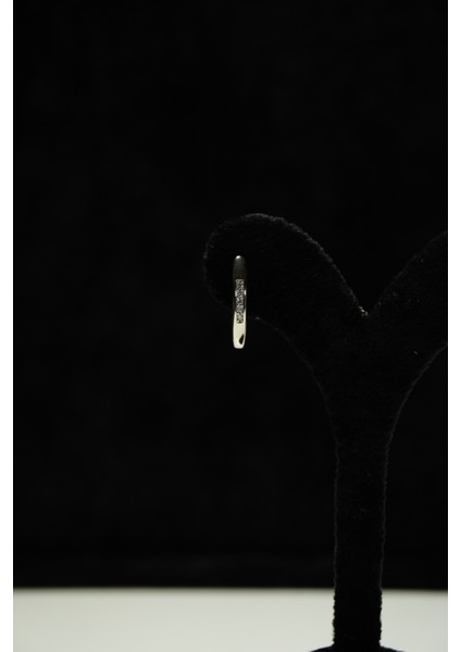 Zirkon Taşlı Minimal Çelik Küpe fırsatları