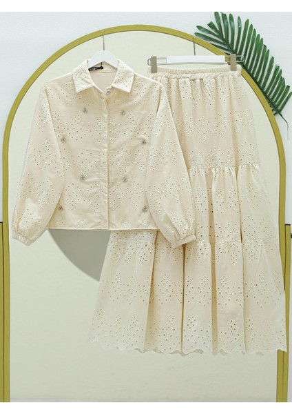 Fisto Detaylı Etekli Takım