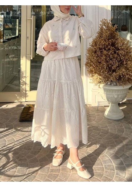 Fisto Detaylı Etekli Takım