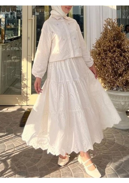 Fisto Detaylı Etekli Takım