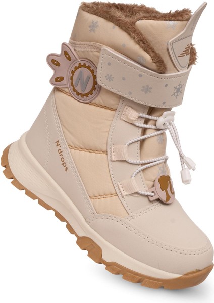 Kız Çocuk Kürklü Kar Cırtlı Bot Pndrk 650