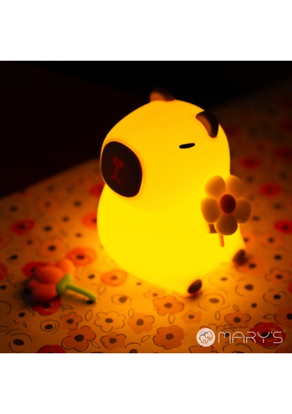 Capybara Florist LED Gece Lambası