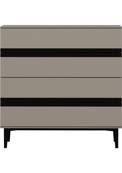 Star Şifonyer 4c Soft - Kumtası Siyah fırsatları