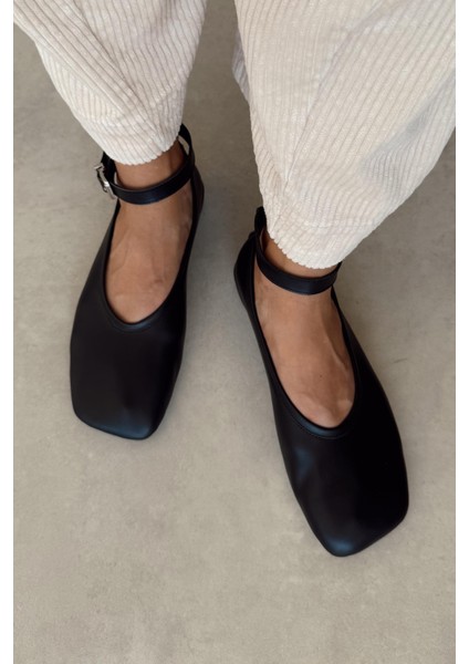 Love Siyah Hakiki Deri Babet