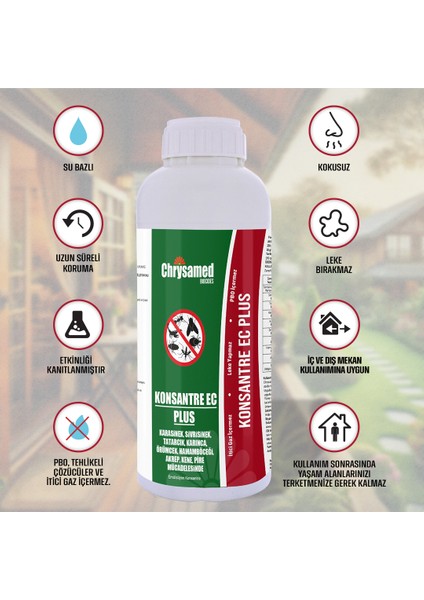 Konsantre Ec Plus 1 Lt Böcek Haşere İlacı fiyatları