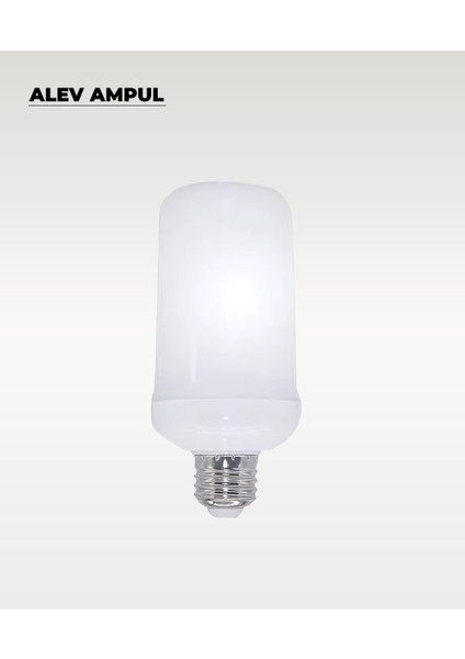 7W Alev Efektli Dekoratif LED Ampul - E27 Duy fırsatları