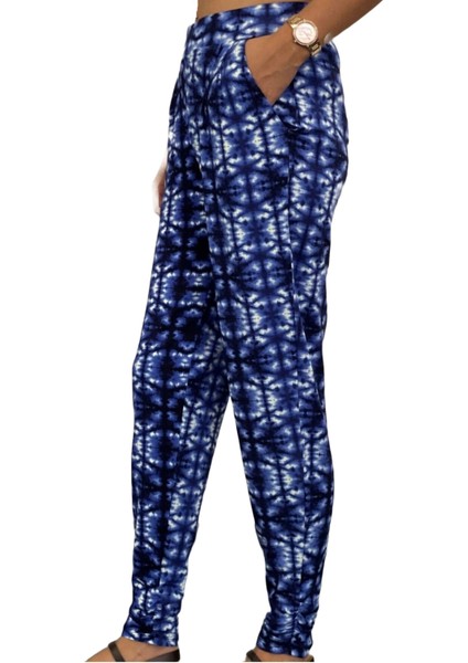 Cep Detaylı Rahat Kesim Viskon Pantolon modelleri